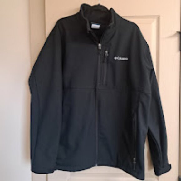 Columbia Mens Softshell jacket black big and tall size XXL - Picture 1 of 5